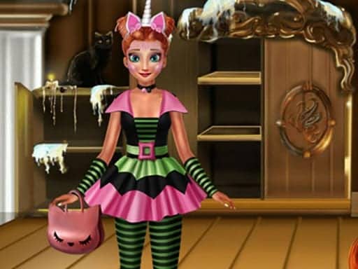 Screenshot van Princess Halloween Party