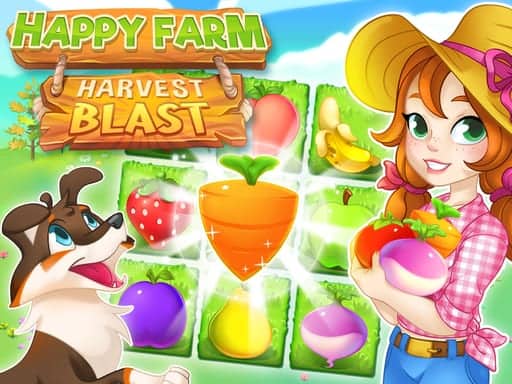Screenshot van Happy Farm Harvest Blast