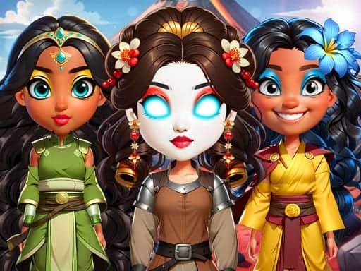 Screenshot van Elemental DressUp Magic