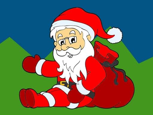 Screenshot van Santa Claus Coloring Book