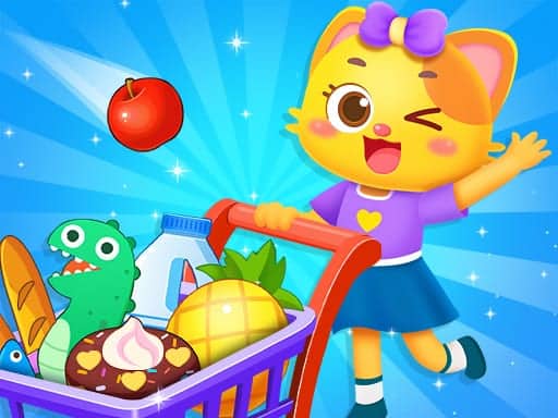 Screenshot van Supermarket Shopping For Kids