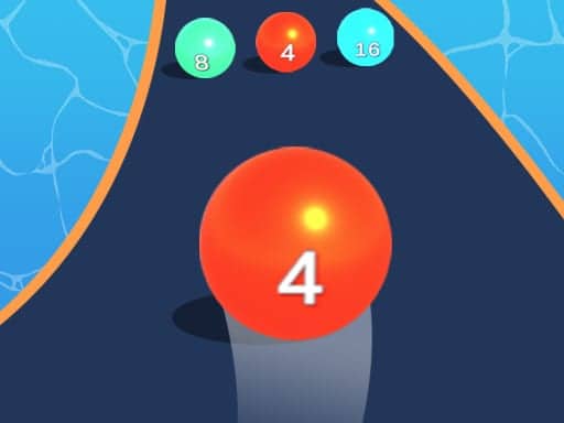 Screenshot van Color Ball Run 2048