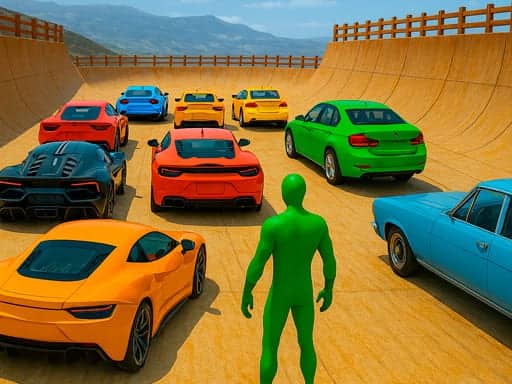 Screenshot van Mega Lamba Ramp