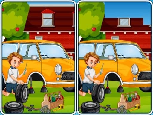 Screenshot van Car Garage Differences