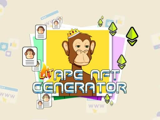 Screenshot van Lit Ape NFT Generator