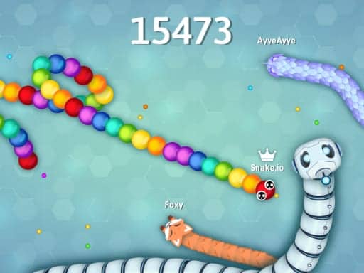 Screenshot van Snake io war
