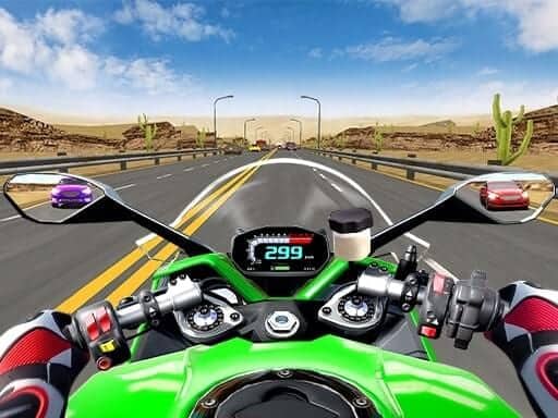 Screenshot van Moto Road Rash 3D 2