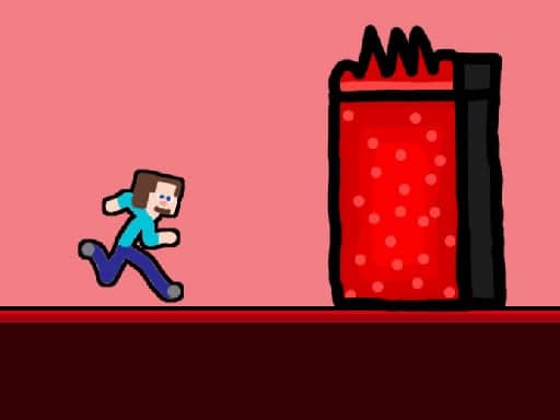 Screenshot van Steveman Lava World