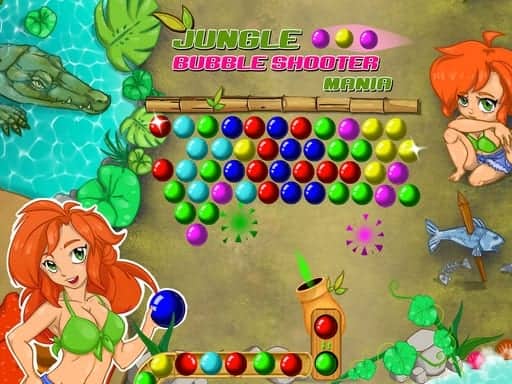 Screenshot van Jungle Bubble Shooter Mania
