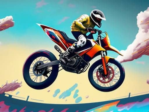 Screenshot van Bike jump