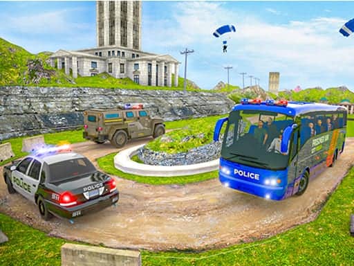 Screenshot van Jail Prison Van Police Game