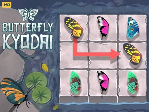 Screenshot van Butterfly Kyodai HD