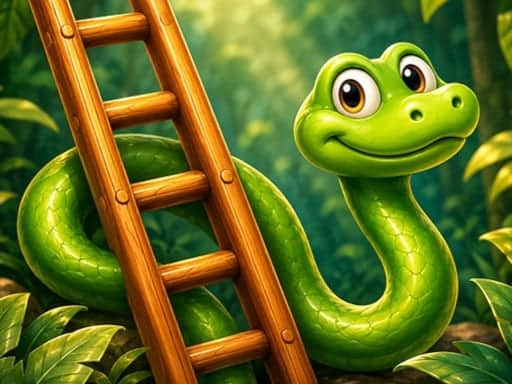 Screenshot van Snake and Ladders