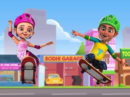Screenshot van Tapus Skating Adventure