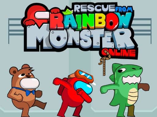 Screenshot van Rescue from Rainbow Monster Online