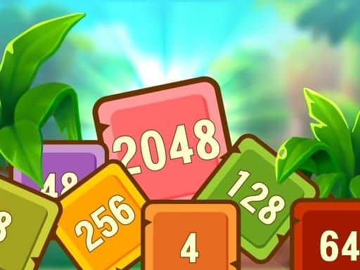 Screenshot van Tropical Cubes 2048