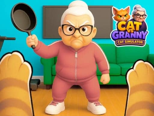 Screenshot van Cat vs Granny. Cat Simulator