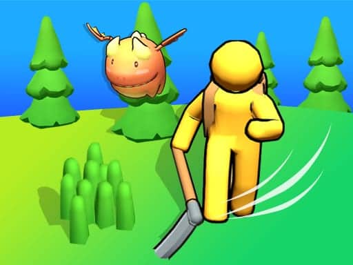 Screenshot van Dino Grass Island