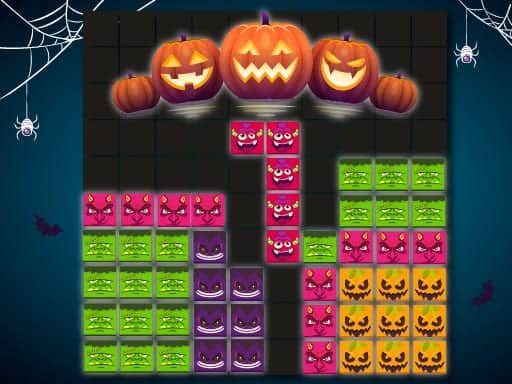 Screenshot van Blocks Puzzle Halloween