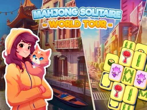Screenshot van Mahjong Solitaire World Tour