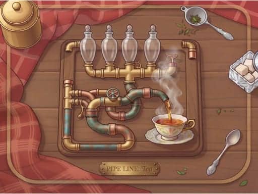 Screenshot van Pipe Line Puzzle: Tea
