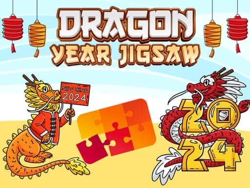 Screenshot van Dragon Year Jigsaw
