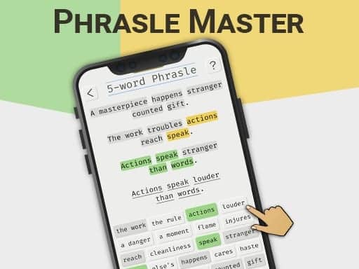 Screenshot van Phrasle Master