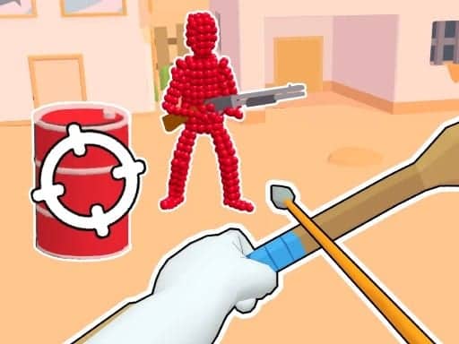 Screenshot van Stickman Archer: Shooting Arrows at Reds