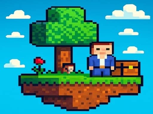 Screenshot van Noob: Skyblock Survival
