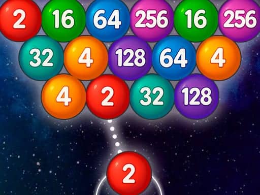 Screenshot van Number Bubble Shooter