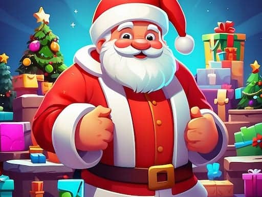 Screenshot van Idle Santa Factory