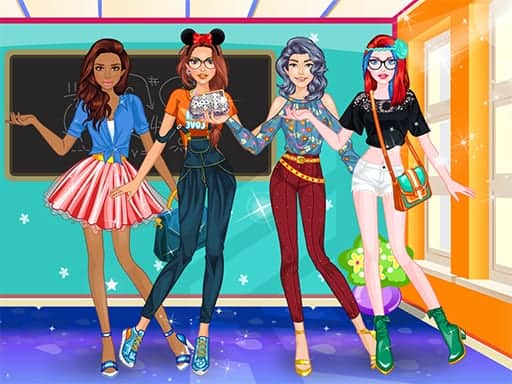 Screenshot van High School Dress Up For Girls