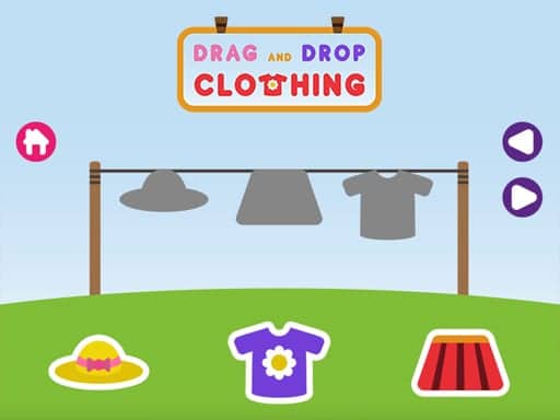 Screenshot van Drag and Drop Clothing