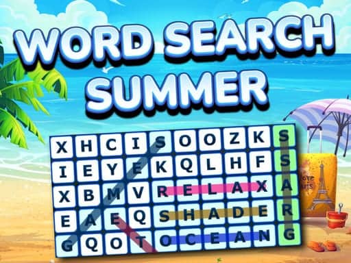 Screenshot van Word Search Summer