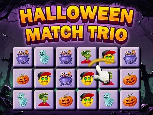 Screenshot van Halloween Match Trio