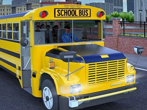 Screenshot van School Bus Game Driving Sim