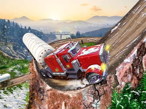 Screenshot van Semi Truck Snow Simulator