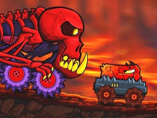 Screenshot van Car Eats Car: Volcanic Adventure
