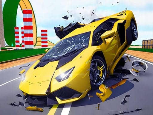 Screenshot van Hyper Cars Ramp Crash