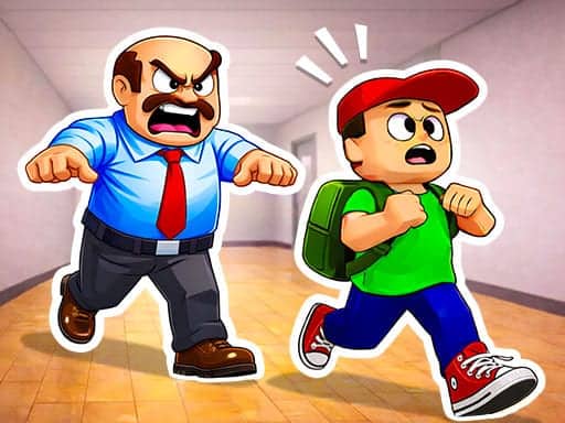 Screenshot van Escape School Duel
