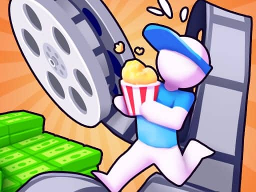 Screenshot van Drive-in Cinema: Idle Game