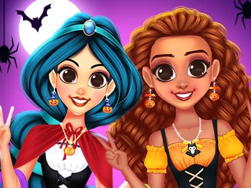 Screenshot van Bffs Happy Halloween Party