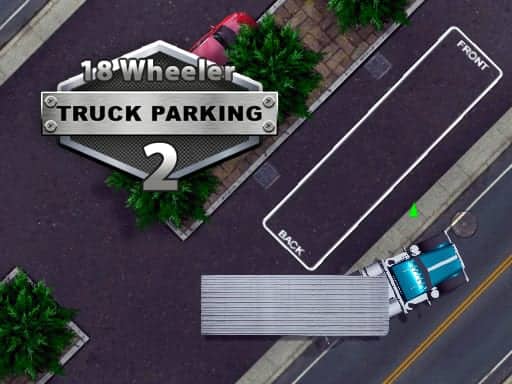 Screenshot van 18 Wheeler Truck Parking 2