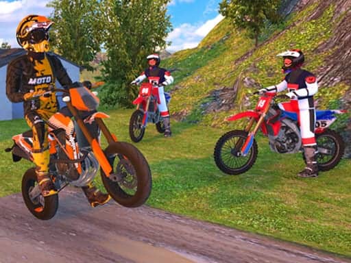 Screenshot van Motocross Driving Simulator