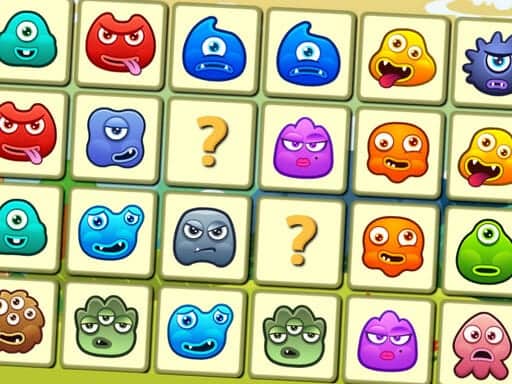 Screenshot van Monsters Memory