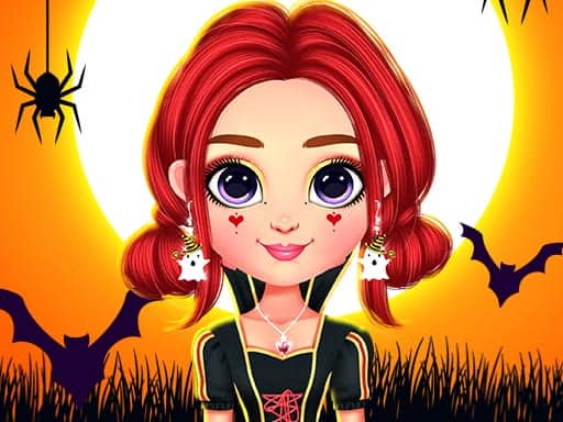 Screenshot van Rainbow Girls Halloween Salon