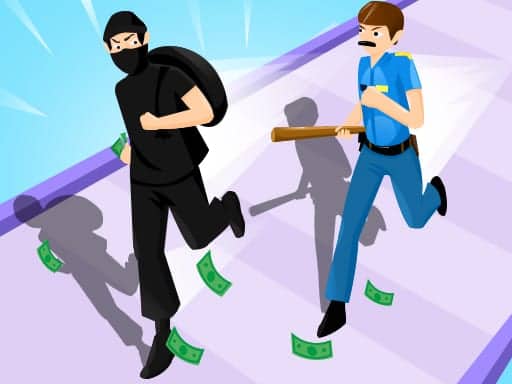 Screenshot van Cop Run 3d