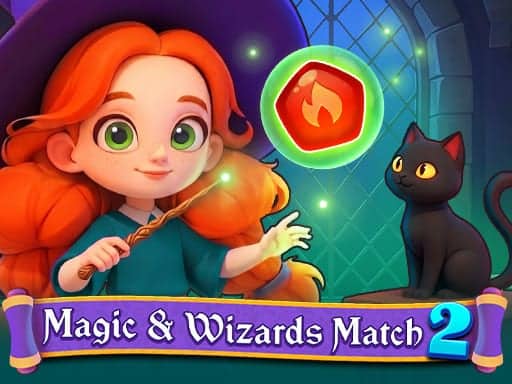 Screenshot van Magic & Wizards Match 2