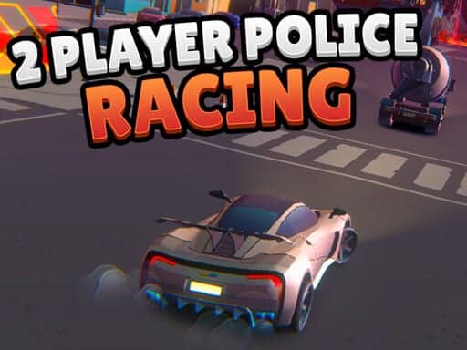 Screenshot van 2 Player Police Racing