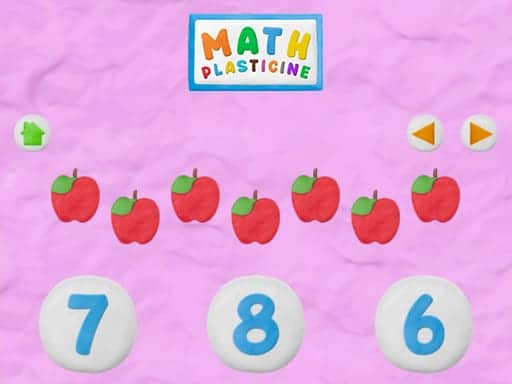 Screenshot van MATH PLASTICINE